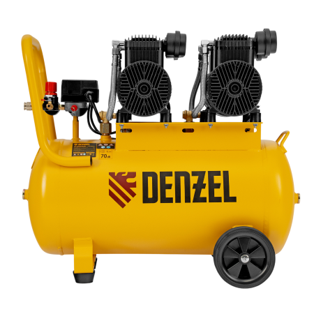 Компрессор безмасл. малошумный DENZEL DLP -3000/50, 3 кВт, 2х1,5 кВт,50 л, 2850 об/мин,500 л/мин Компрессор безмасл. малошумный DENZEL DLP -3000/50, 3 кВт, 2х1,5 кВт,50 л, 2850 об/мин,500 л/мин