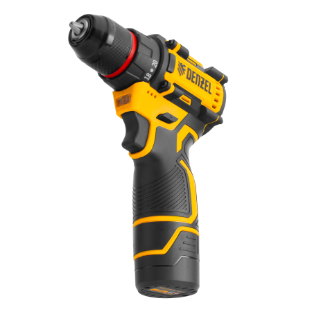 Дрель-шуруповерт аккумуляторная бесщет. DENZEL CDH-BL-12, Li-Ion, 12 В