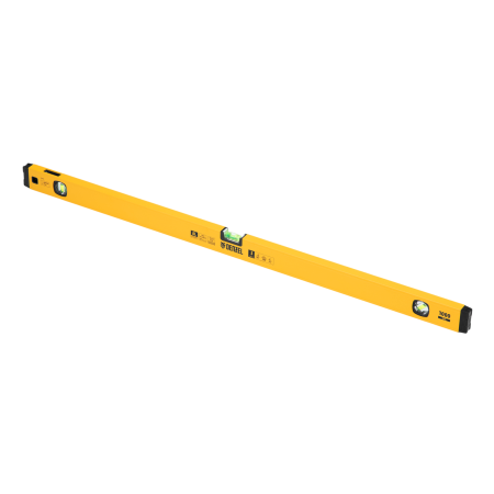 Уровень алюминиевый DENZEL магнит., фрезерованный, 3 глазка (1 зеркал.), 0,5 мм/м, 1000 мм