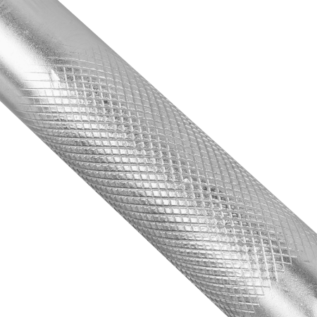 Вороток Г-образный DENZEL 300*100 мм, квадрат 3/4", CrV, матовый хром