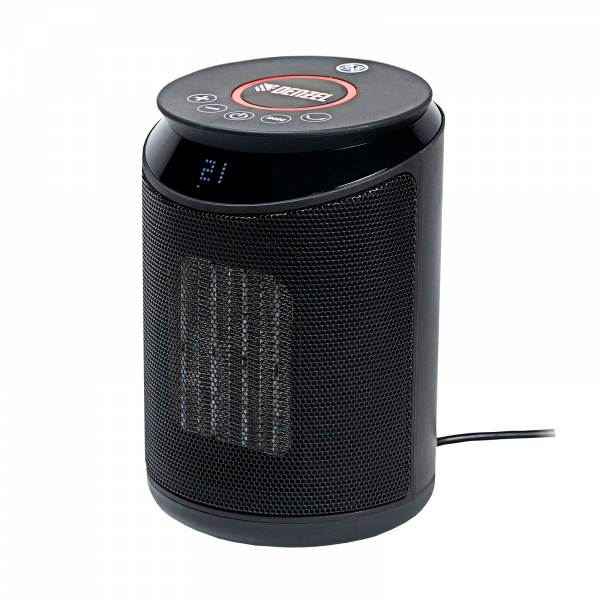 Тепловентилятор керамический электрический DENZEL DTFC-2000, пульт, 3 режима, вентилятор, нагрев 1000/2000 Вт