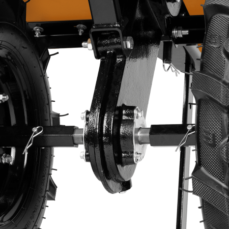 Мотоблок DENZEL DPT-270S, 7 л.с., ремен.сцеп, фрез 3х4, ШОМ, передачи 2В/1Н