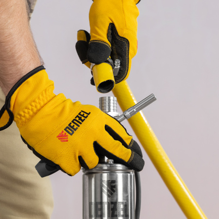 Скважинный насос DENZEL DWS-3-75, 500 Вт, 1600 л/ч, напор 75 м, винтовой, диаметр 3