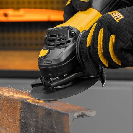 Машина шлифовальная угловая DENZEL AG125-1500, 1500 Вт, 125 мм, 3000-11000 об/мин