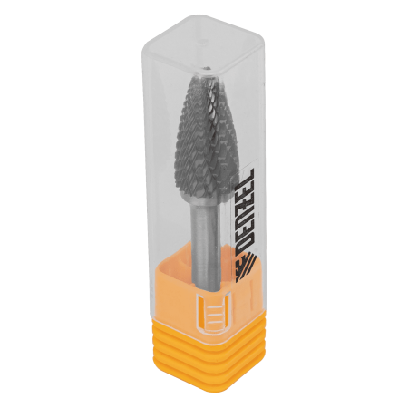 Борфреза по металлу DENZEL твердосплавная, параболическая, тип-F, 12 мм