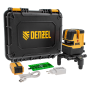 Лазерный уровень DENZEL LX 06 Green, 30 м, 520 нм, аккумулятор Li 5200 mAh, резьба 5/8
