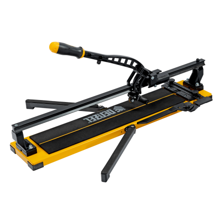 Плиткорез рельсовый DENZEL 600х16мм, каретка на подш., стальная станина, усил. рукоятка-пенал