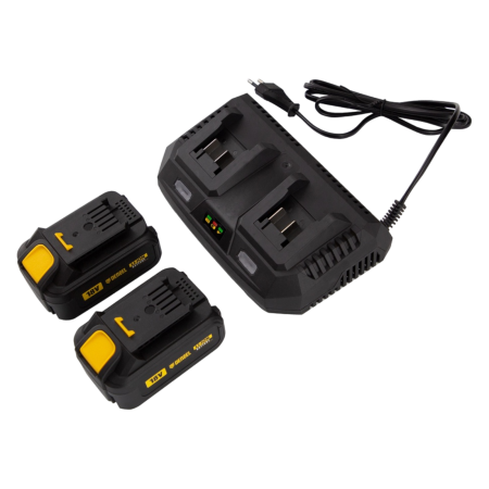 Газонокосилка аккумуляторная бесщеточная RLM450-36, Li-ion, 36 В, 4 Ач, 450 мм, травосборник 40 л Denzel