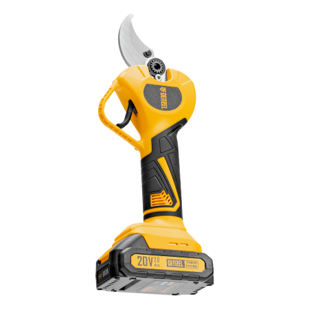 Секатор аккумуляторный, бесщет. DENZEL, CP-40BL, Li-Ion, 20 В, лезвия SK5