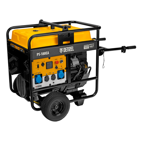 Генератор бензиновый DENZEL PS-180EA, 18 кВт,230 В, 65л, разъем ATS,эл.старт