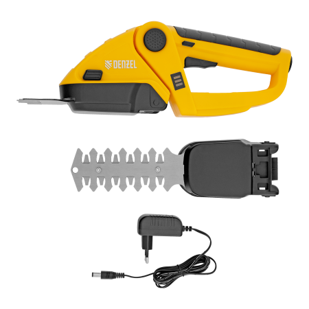 Ножницы-кусторез аккумуляторные DENZEL GS-7, Li-Ion, 7,2 В