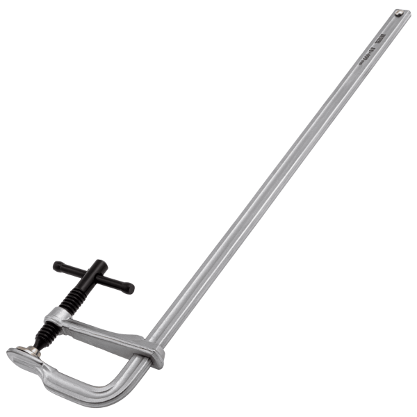 Струбцина DENZEL F-образная, 80x400мм, кованая Струбцина DENZEL F-образная, 80x400мм, кованая