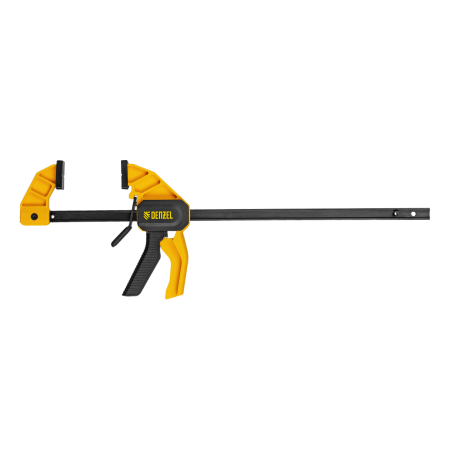 Струбцина DENZEL F-образная, быстрозажимная, 300 х 55 мм, усиленный нейлоновый корпус