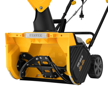 Снегоуборщик электрический DENZEL ESB-460-M, 1.8 кВт, металлический шнек, LED фара