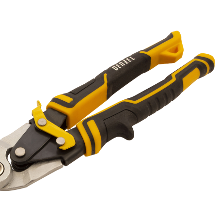 Ножницы по металлу DENZEL 78370, 270 мм, прямой рез, сталь Crmo