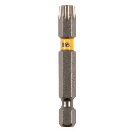 Бита DENZEL TX 40х50, сталь S2, шестигранный профиль, 10 шт. Е 6,3