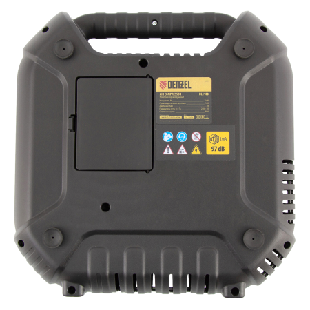 Компрессор воздушный DENZEL DL1100, 1.1 кВт, 180 л/мин, с набором аксессуаров