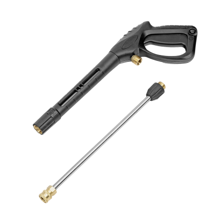 Моечная машина высокого давления DENZEL R-230iD, 3300 Вт, 230 бар, 600 л/ч, асинхронный двигатель, с барабаном