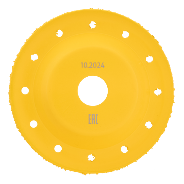 Чашка твердосплавная зачистная DENZEL, 125 мм, Наклонная, среднее зерно #16