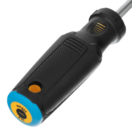 Отвертка DENZEL SL8x150 мм, CrV, трехкомпонентная рукоятка