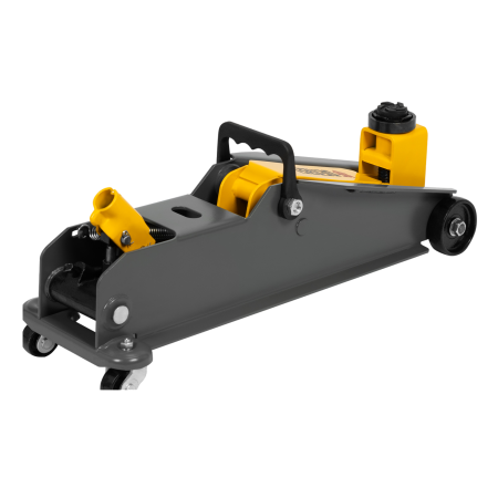 Домкрат гидравлический подкатной с фиксатором DENZEL 3 т, 190-532 мм, SUV