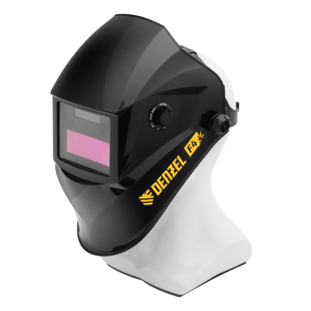 Щиток защитный лицевой DENZEL (маска сварщика) F4, см. окно 90х35, DIN4/9-13