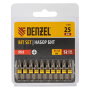 Бита DENZEL PH1х25, сталь S2, шестигранный профиль, 10 шт. Е 6,3