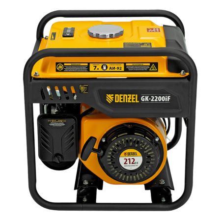 Генератор инверторный DENZEL GK-2200iF, 2,2 кВт, 230 В, ручной старт