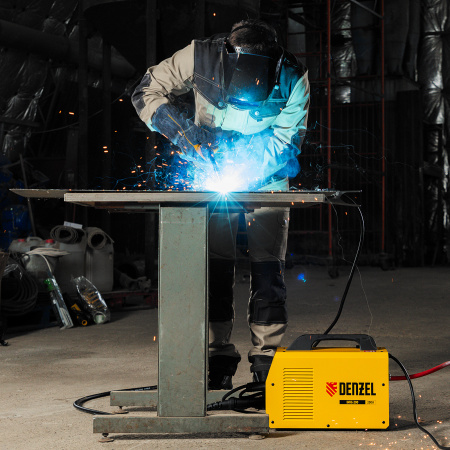 Аппарат инвертор. полуавтомат. cварки DENZEL IMIG-200, 200 А, ПВ 60%, катушка 5 кг