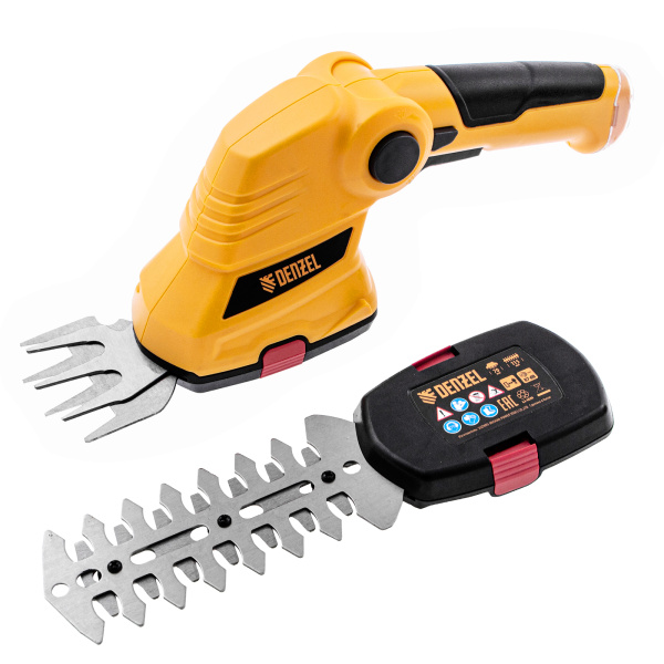Ножницы-кусторез DENZEL G411 с аккумулятором 3.6В Li-Ion 1.5 Ач