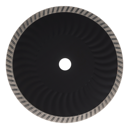 Диск алмазный отрезной DENZEL ф230 х 22,2 мм, Турбо, сухое резание, HWD92