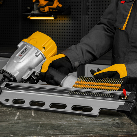 Гвозди DENZEL для пнев. нейлера (крашен.), длина - 75 мм, диам. - 3,05 мм, 2000 шт.