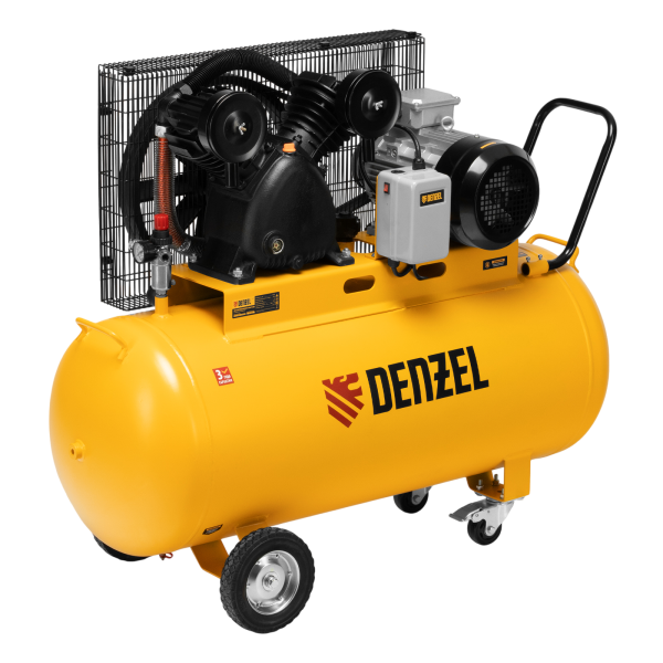 Компрессор воздушный DENZEL рем. привод BCV 5500-T/200, 5,5 кВт, 200 литров, 850 л/мин