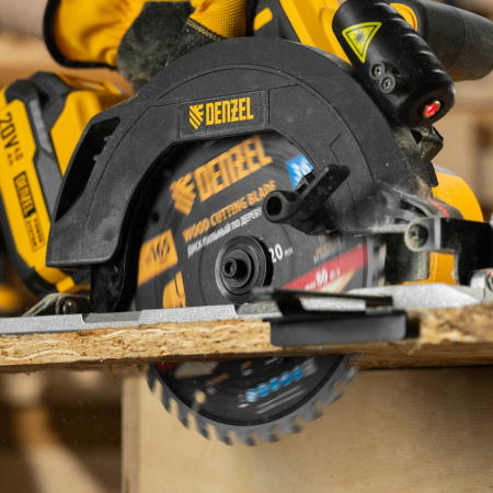 Пильный диск по дереву DENZEL ф165 х 20 мм, 36 зубьев