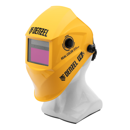 Щиток защитный лицевой DENZEL (маска сварщика) F8, см. окно 100х50, Real Color, DIN4/5-8/9-13