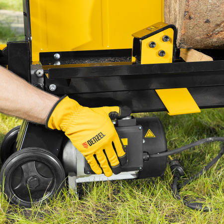 Дровокол электрический DENZEL ELS7T-52, 2300 Вт, сила раскола 7т, макс. размеры полена D250 x 520 мм