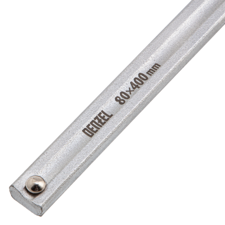 Струбцина DENZEL F-образная, 80x400мм, кованая