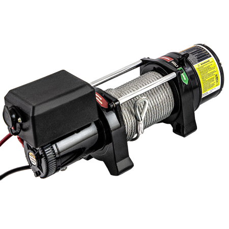 Лебедка автомобильная электрическая DENZEL LB-2000, 2.2 т, 3.2 кВт, 12В