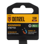 Отвертка DENZEL PZ3x150 мм, CrV, трехкомпонентная рукоятка