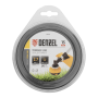 Леска для триммера DENZEL 96218 двухкомпонентная звезда, 2,7мм х 15м, блистер EXTRA CORD
