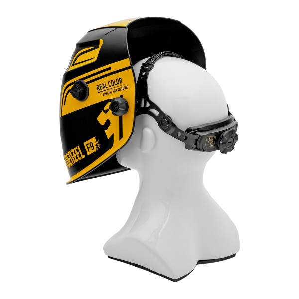 Щиток защитный лицевой DENZEL (маска сварщика) F9, см. окно 100x60, Real Color, DIN 4-8/9-13 Щиток защитный лицевой DENZEL (маска сварщика) F9, см. окно 100x60, Real Color, DIN 4-8/9-13