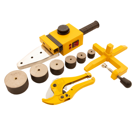 Аппарат для сварки пластиковых труб DENZEL DWP-1500, 1500 Вт, 260-300 град, 20-63 мм