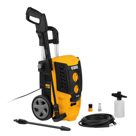 Моечная машина высокого давления DENZEL R-180, 2200 Вт, 180 бар, 380 л/ч, колесная