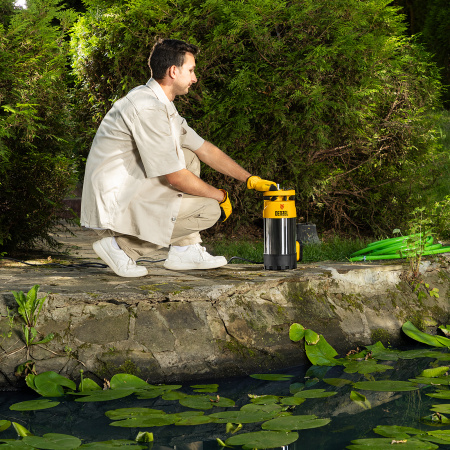 Погружной насос высокого давления DENZEL PH1100, 1100 Вт, высота подъема 40 м, 5500 л/ч