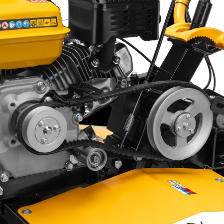 Мотоблок DENZEL DPT-370S, 7 л.с., ремен.сцеп, фрез 3х4, ШОМ, передачи 3В/1Н