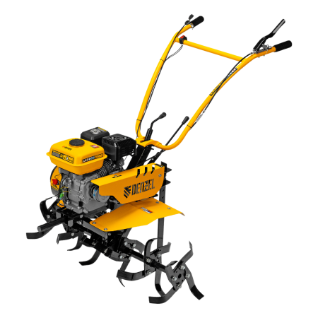 Мотоблок DENZEL DPT-170S, 7 л.с., ремен.сцеп, фрез 3х4, ШОМ, передачи 2В/1Н