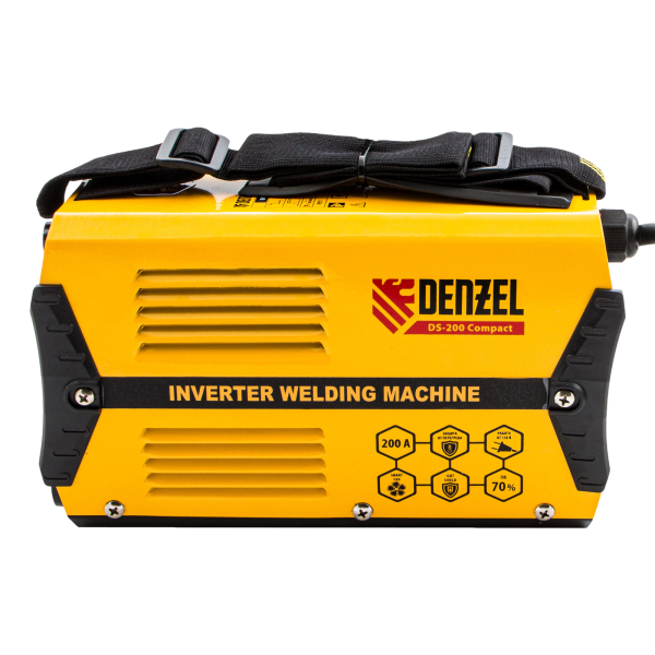 Аппарат инверторный дуговой сварки DENZEL DS-200 Compact, 200 А, ПВ 70%, 1.6-5 мм