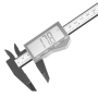 Штангенциркуль DENZEL пластиковый, 150 мм, электронный, большой дисплей, с глубиномером