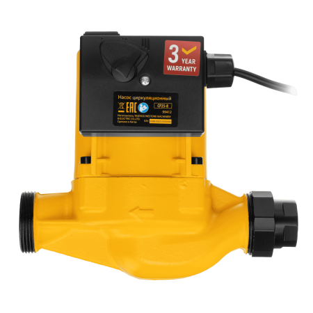 Циркуляционный насос DENZEL CP25-8, напор 8 м, 130 л/мин, 1 м кабель, монт. длина 180 мм