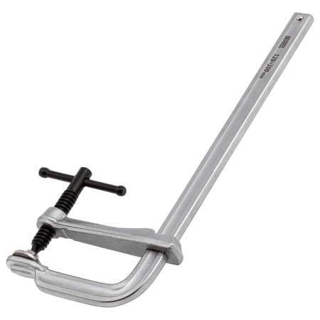 Струбцина DENZEL F-образная, 120x300мм, кованая